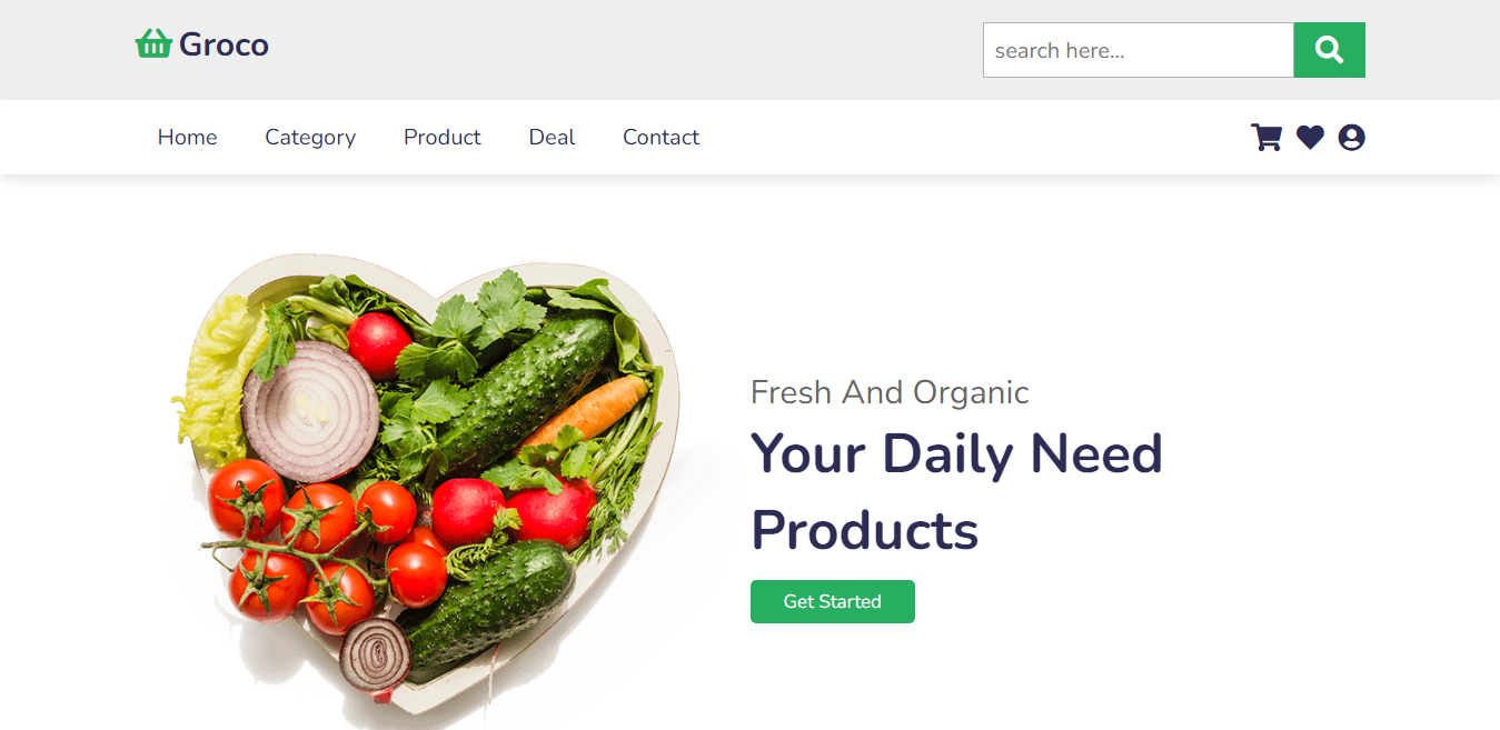 Grocery Ecommerce Website