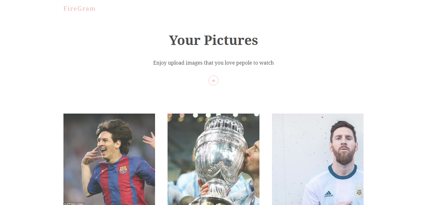 FireGram Gallery Website